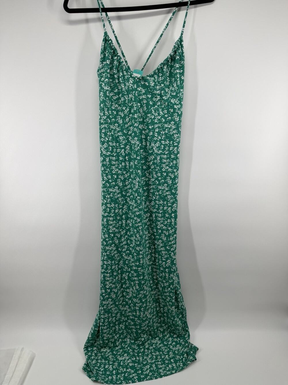 Z Supply Melinda Midi Green Floral Dress Size L NWT